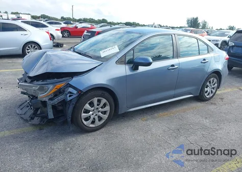 2021 Toyota Corolla Le z USA, uszkodzony, nr VIN 5YFEPMAE9MP166550